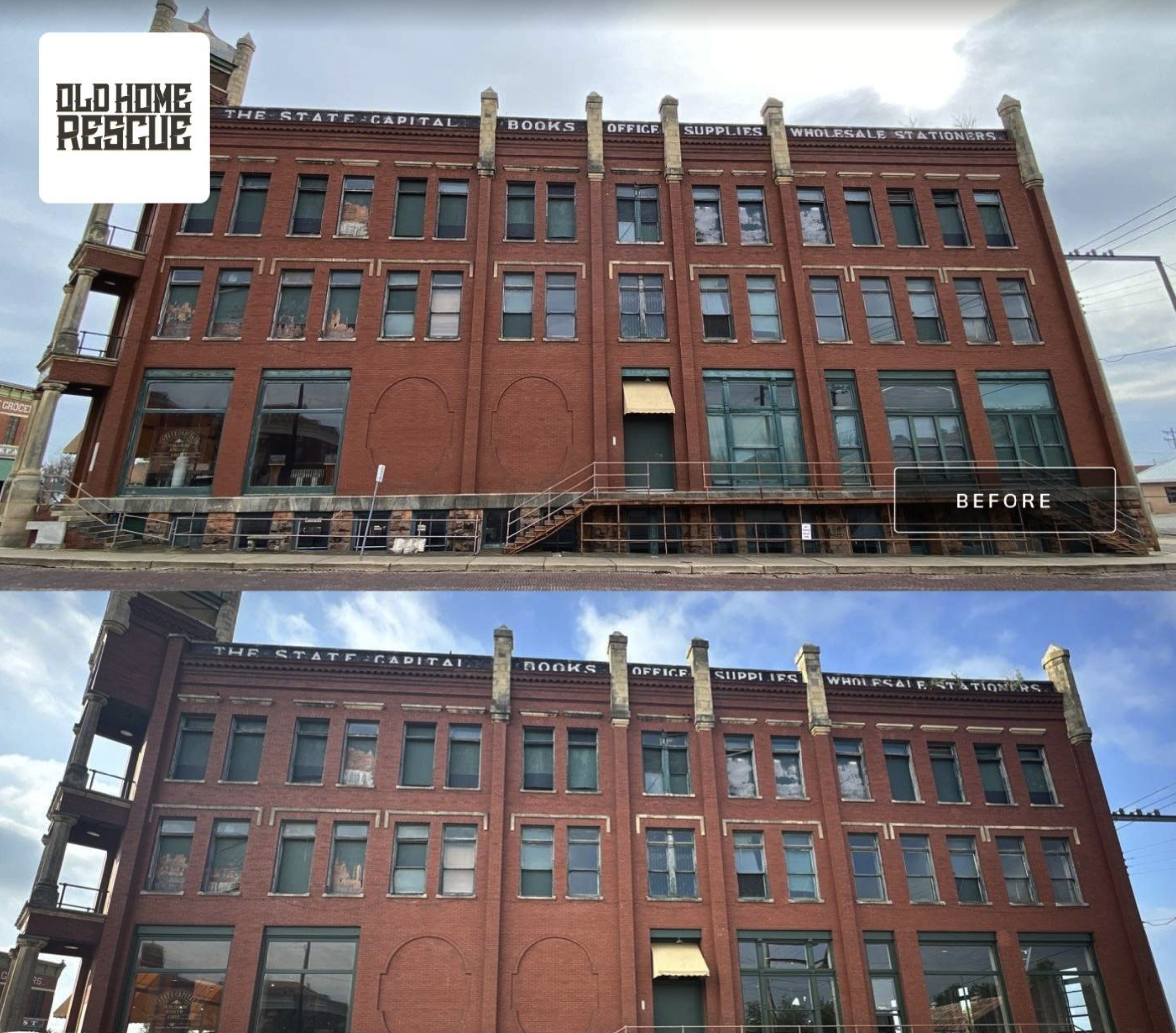 Old Home Rescue can restore a historic brick home with masonry repair, preserving its charm while enhancing structural integrity.